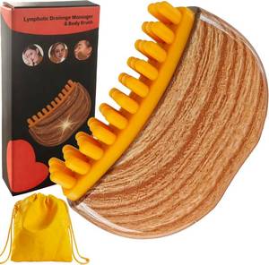 lot 8098 image: Lymphatic Contour Face Brush & Drainage Massager, Guasha Tools with Case