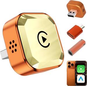 lot 8103 image: Wireless CarPlay Adapter, Upgrade 5.8GHz Dongle for iPhone.