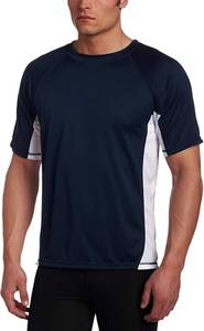 lot 8139 image: Kanu Surf Mens Swim Shirt Short Sleeves UPF 50 Rash Guard Quick-Dry 2X