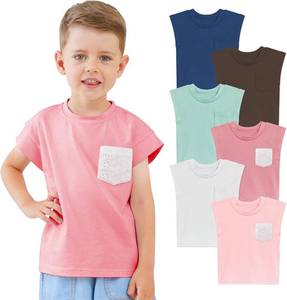 lot 8195 image: 3 Pack Jimonda Sleeveless Tank Top Pocket T-Shirt 2-T