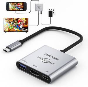 lot 8233 image: Switch Dock Station TV Dock for Switch, Switch 2, Steam Deck with HDMI