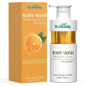 lot 8318 image: Body Wash with Vitamin C - 24HR Hydration, SulfateParabenDye Free, 6.8 oz