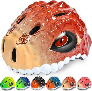 lot 8370 image: Toddler Bike Helmet for Boys & Girls, 3D Adjustable, Lightweight Medium