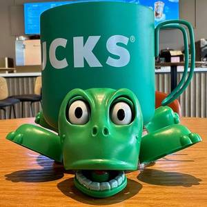 lot 8416 image: JOD Turtle Coaster Cup Holder - 3D Animal Drink Holder (Green Pro)