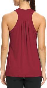 lot 8460 image: Mippo Workout Tops for Women Racerback Tank Top, Athletic Yoga Shirt 2XL