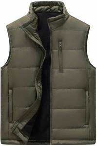 lot 8465 image: Mens Lightweight Softshell Vest Windproof Sleeveless Jacket for Golf Hiking Sma