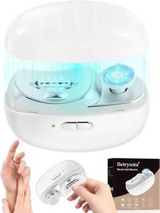lot 8472 image: Electric Nail Clipper 3-in-1 Automatic with Polishing & LED Light