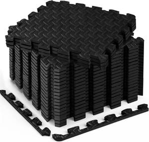 lot 8560 image: 18 Pcs EVA Foam Floor Tiles, Puzzle Exercise Mat Set for Gym  18 sqft