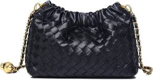 lot 8636 image: Labair Woven Vegan Leather Crossbody Bags For Women Casual
