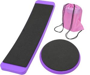 lot 8654 image: 3-in-1 Dance Turning Board with Resistance Band   Spins for Dancers