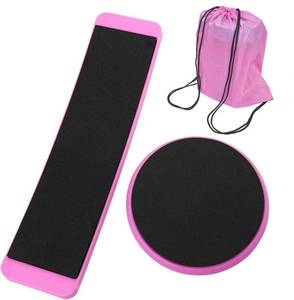 lot 8655 image: 3-in-1 Dance Turning Board with Resistance Band   Spins for Dancers