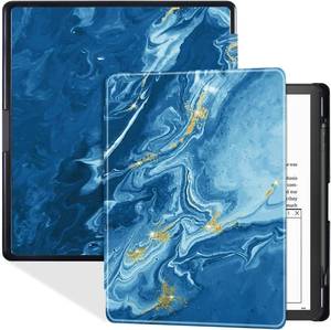 lot 8667 image: Case for 10.2 Kindle Scribe PU Leather Cover with Auto SleepWake