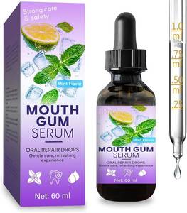 lot 8693 image: Gum Restore Drops - Gum Repair for Receding Gums & Bad Breath, 2 Fl Oz