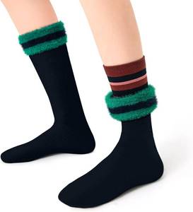 lot 8723 image: Leg Warmers for Women - Slouchy Socks for Workout, Pilates, School