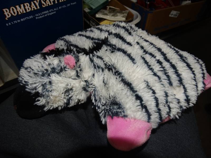 lot 4242 image: Small box of stuffed animals