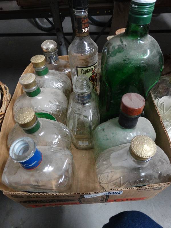 lot 4300 image: Empty liquor bottles