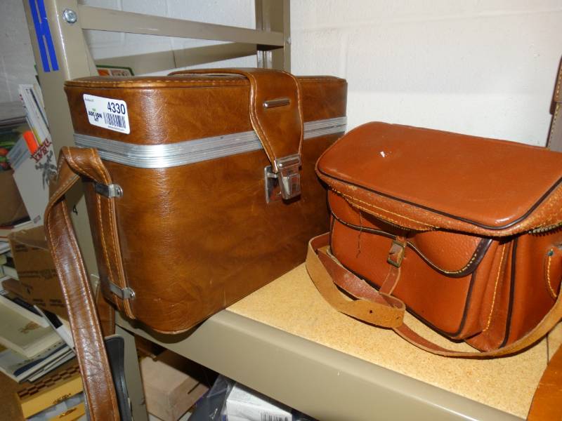 lot 4330 image: Camera bag w kodak cam recorder and a camera bag w Sankyo cam recorder