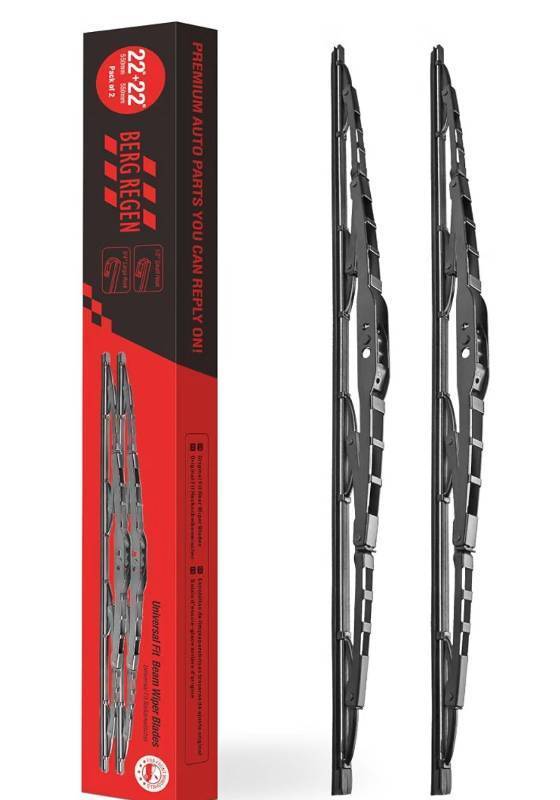 lot 1451 image: 2222 Windshield Wiper Blades Replacement for Dodge Ram 1500 2500 3500 4500 2009-2018 Genuine OEM Quality (Set of 2)