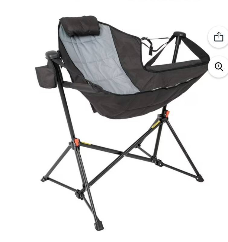 lot 765 image: Members Mark Swing Lounger Camp Chair light Grey