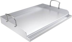 lot 11793 image: Universal Stainless Steel Cooking Griddle, Nonstick Flat Top Plate, 23x16