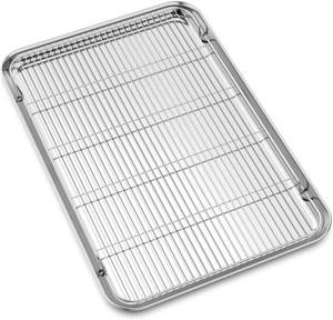 lot 11794 image: Bastwe 24x16x1 in Baking Sheet & Cooling Rack Set
