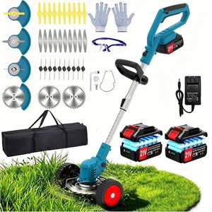 lot 11804 image: 21V Electric Weed Wacker Cordless Weed Eater, 2 Batteries, 4-in-1 Trimmer