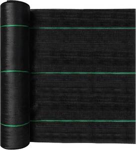 lot 11805 image: 3ft x 100ft Weed Barrier Fabric, Heavy Duty Landscape Fabric, 3.2oz PP