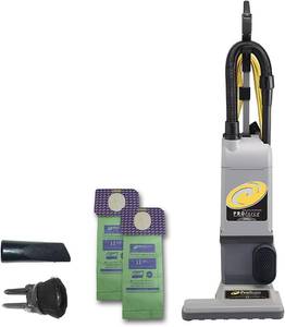 lot 11807 image: ProTeam ProForce 1500XP Bagged Upright Vacuum with HEPA Filtration, Corded