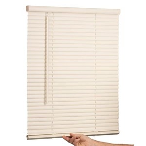 lot 11809 image: Lotus & Windoware Cordless Vinyl Mini Blind, 1, Light Filtering, 59x60