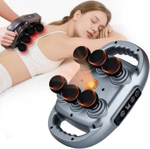 lot 11853 image: UFFAE 6-Head Massage Gun Deep Tissue Percussion Massager, 9 Levels9 Modes