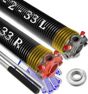 lot 11895 image: Garage Door Torsion Spring Set, 2x