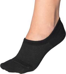 lot 11926 image: Bam&b  Premium Bamboo Viscose No-Show Socks with Non-Slip Heel Grip Medium 7.5-1