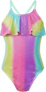 lot 11927 image: PinkSheep Girls Swimsuit, Toddler One-Piece, UPF50 Quick-Dry size 2
