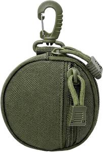 lot 11947 image: Tactical EDC Molle Pouch 600D Oxford Water-Resistant Utility Bag (Army Green)