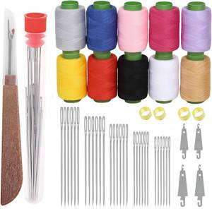lot 11976 image: 45Pcs Steel Sewing Needles Set, Stainless Steel, Portable DIY Handcraft Kit