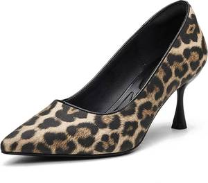 lot 12053 image: NEWBELLA Womens Woven Pointed Toe Pumps, Stiletto Heel, Dress Shoes size 9w