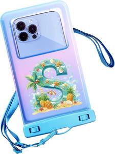 lot 12271 image: Personalized IPX8 Pouch Case Dry Bag with Lanyard for iPhone 12-16 Pro Max