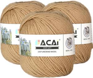 lot 12301 image: Facai Merino Yarn - 100% Merino, 1-Ball, 3.5oz240yd, Worsted (check picture for color)