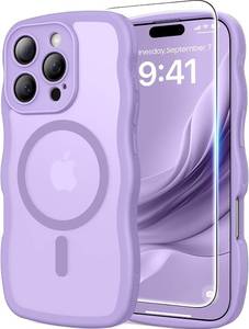 lot 12335 image: 3-in-1 Magnetic iPhone 16 Pro Max Case with Screen Protector, Wrist Strap