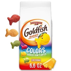 lot 12366 image: Pepperidge Farm Goldfish Colors Cheddar Crackers - 6.6oz Bag 2pack