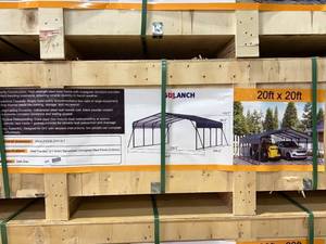 lot 109 image: IN THE BOX - SDLanch 20x20 High-End Carport