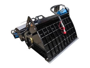lot 166 image: UNUSED - SDLanch Mini Skid Steer Hydraulic Mixing Bucket