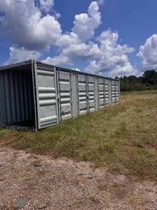 lot 100 image: ONE TRIP - 40ft High Cube Container w 4 Side Doors