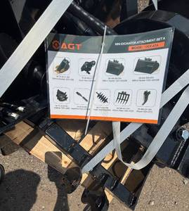 lot 26 image: AGT Mini Excavator Attachment Set