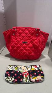 lot 1001 image: Vera Bradley Glenna Shoulder Bag, with Vera Bradley Clutch