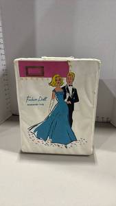 lot 1070 image: Fashion Doll Wardrobe Case with Clothing and Accessories