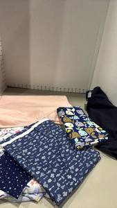 lot 1092 image: Fabric and started project