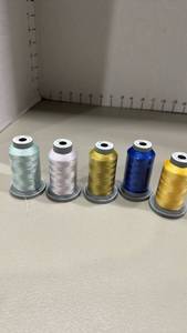 lot 1153 image: Glide Embroidery Thread 5 Spool Set 1000m Polyester