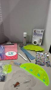 lot 1164 image: Sewing and Quilting Craft Supply Bundle with Rulers, Tape, Tools and more