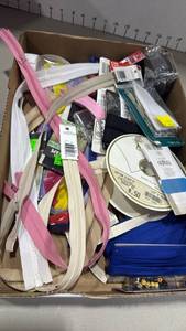 lot 1168 image: Zippers, elastic, and more